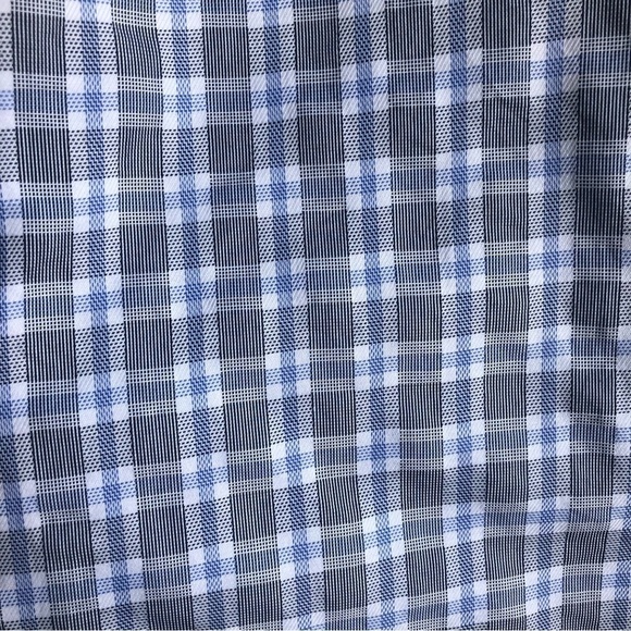 Anthony of London blue plaid button down shirt - Picture 4 of 7